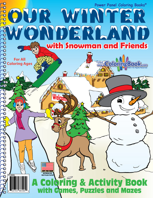 Our Winter Wonderland Power Panel Coloring Book Case Pack (12)