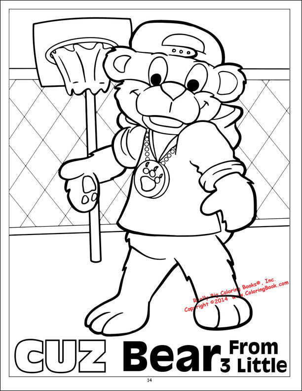 Beary Beary Book of Bears Power Panel Coloring Book Case Pack (12)