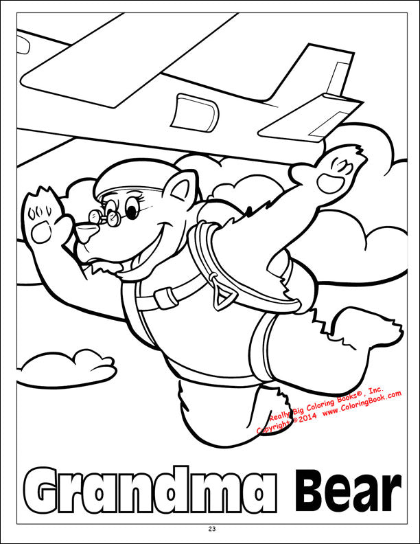 Beary Beary Book of Bears Power Panel Coloring Book Case Pack (12)