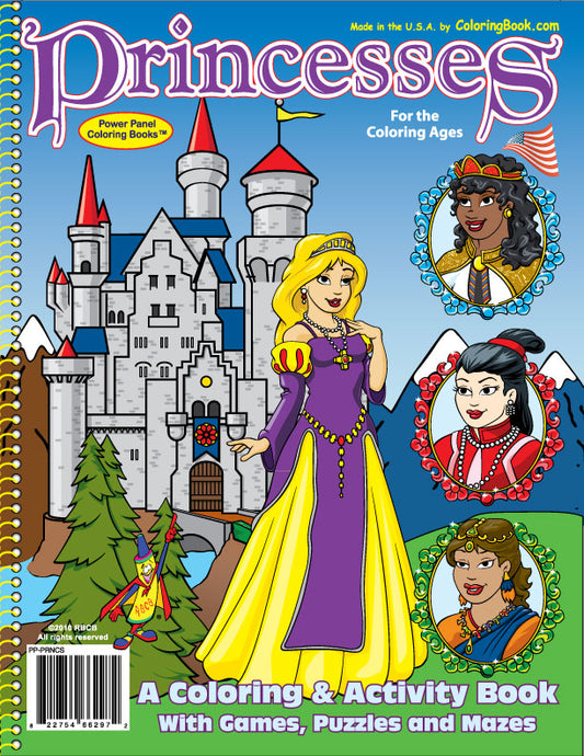 Princesses Power Panel Coloring Book Case Pack (12)