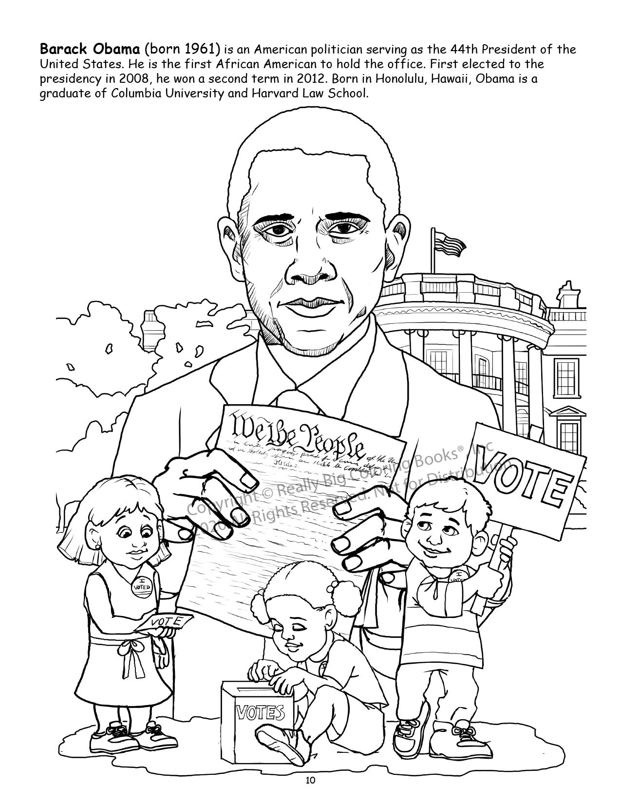 African American Leaders Power Panel Coloring Book vol. 1 Case Pack (12)