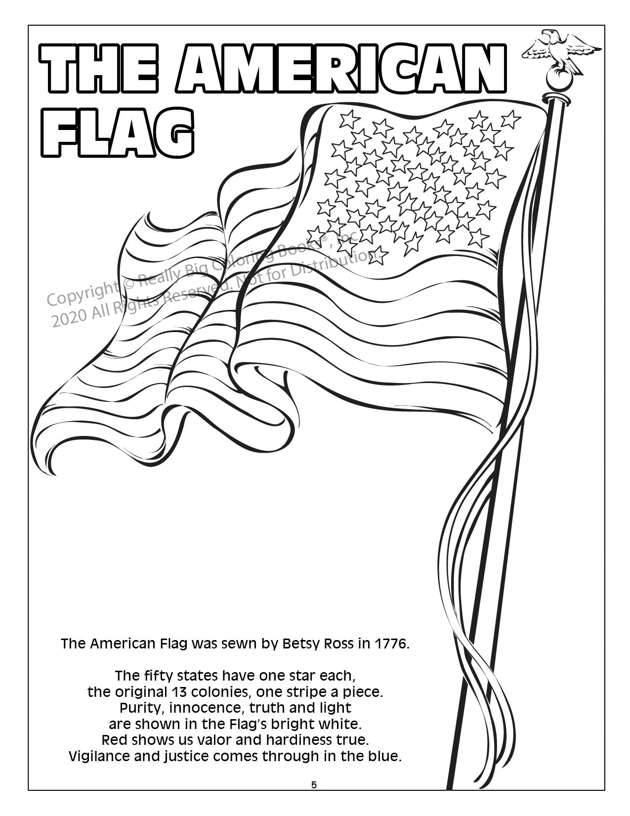 Celebrate America Power Panel Coloring Book Case Pack (12)