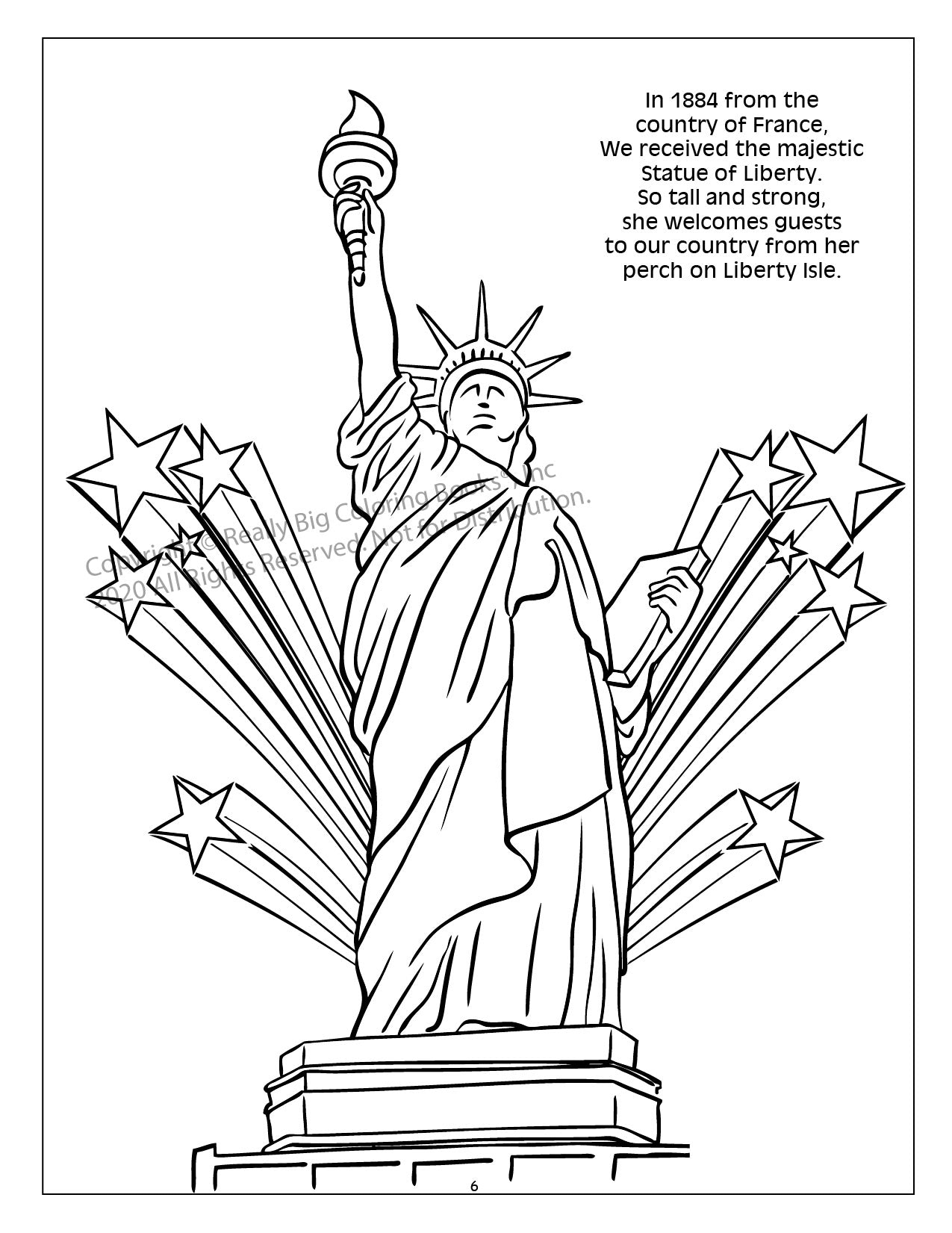 Celebrate America Power Panel Coloring Book Case Pack (12)