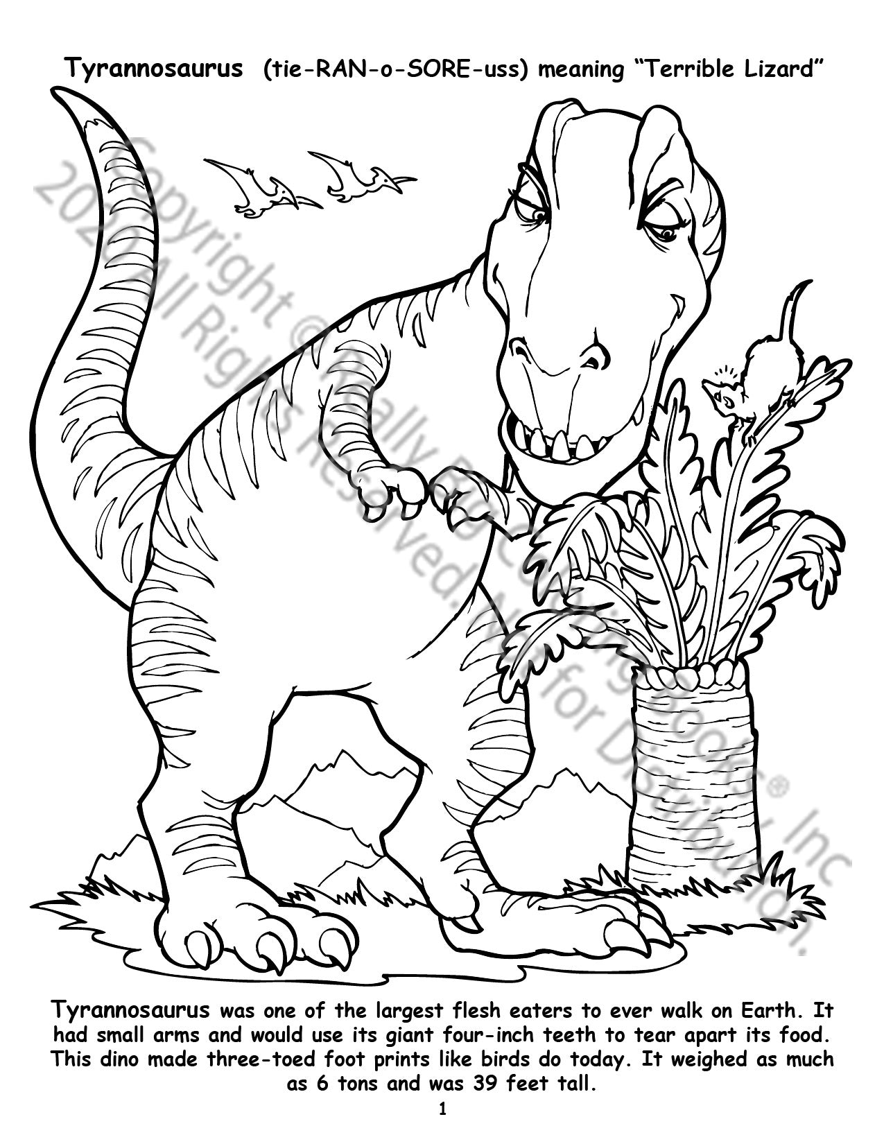 Dinosaurs Power Panel Coloring Book Case Pack (12)