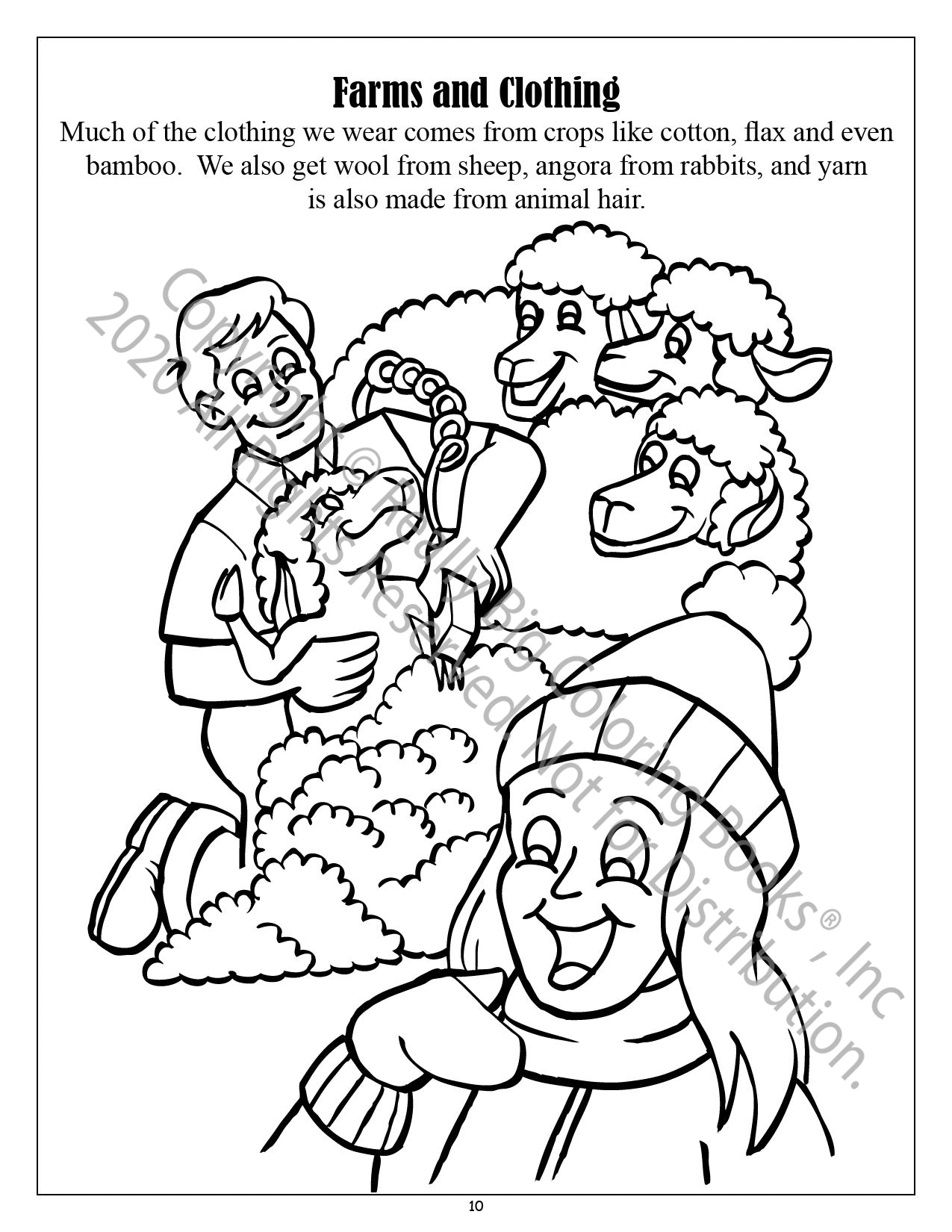 Food and Fun on the Farm Power Panel Coloring Book Case Pack (12)