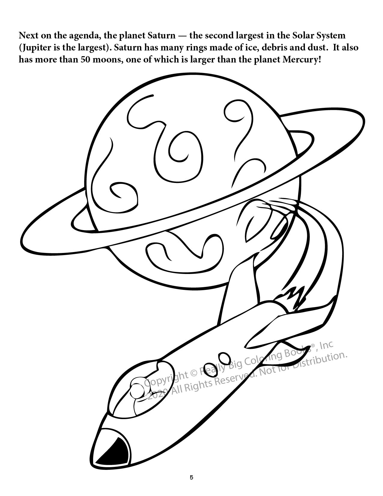 Outer Space Power Panel Coloring Book Case Pack (12)