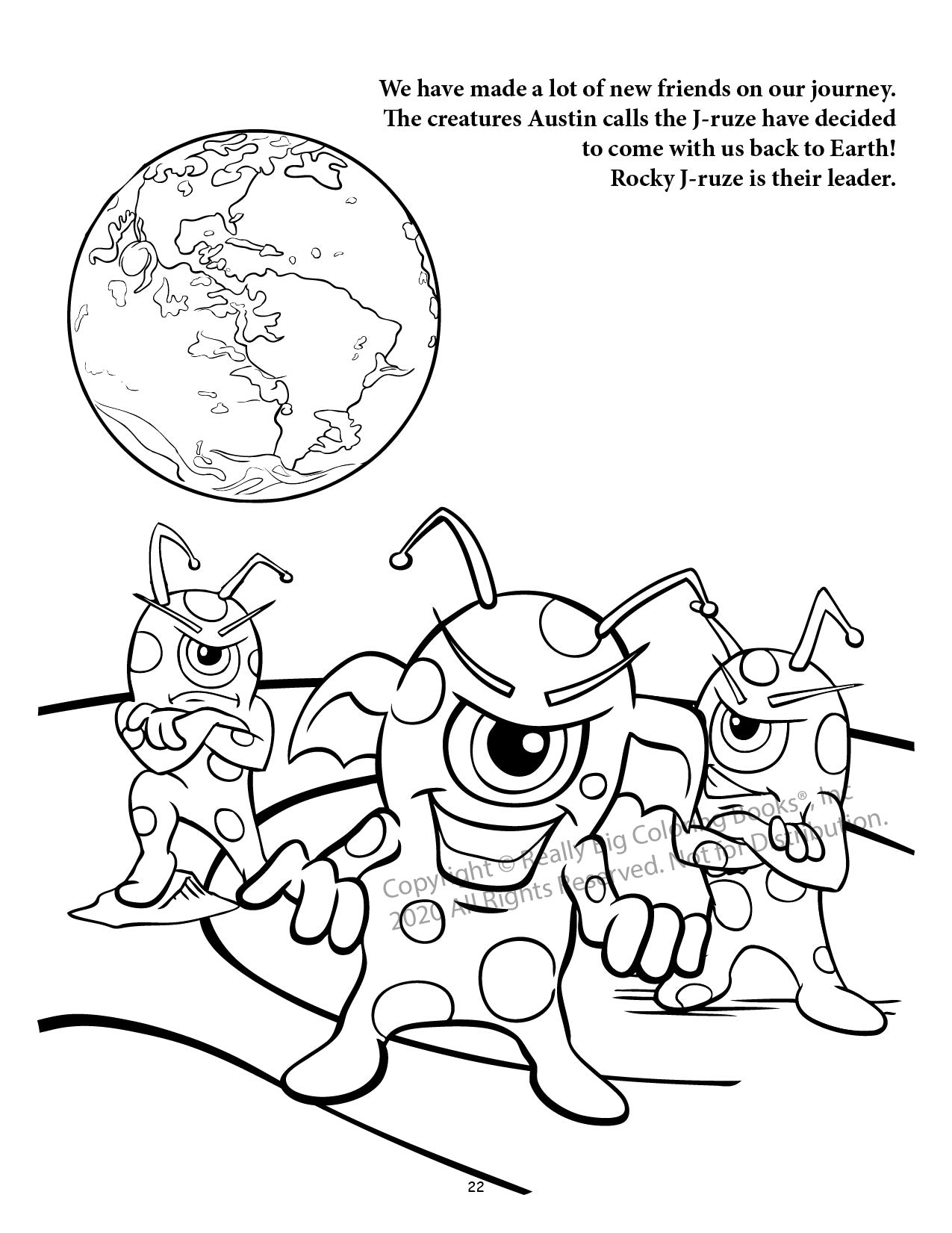 Outer Space Power Panel Coloring Book Case Pack (12)