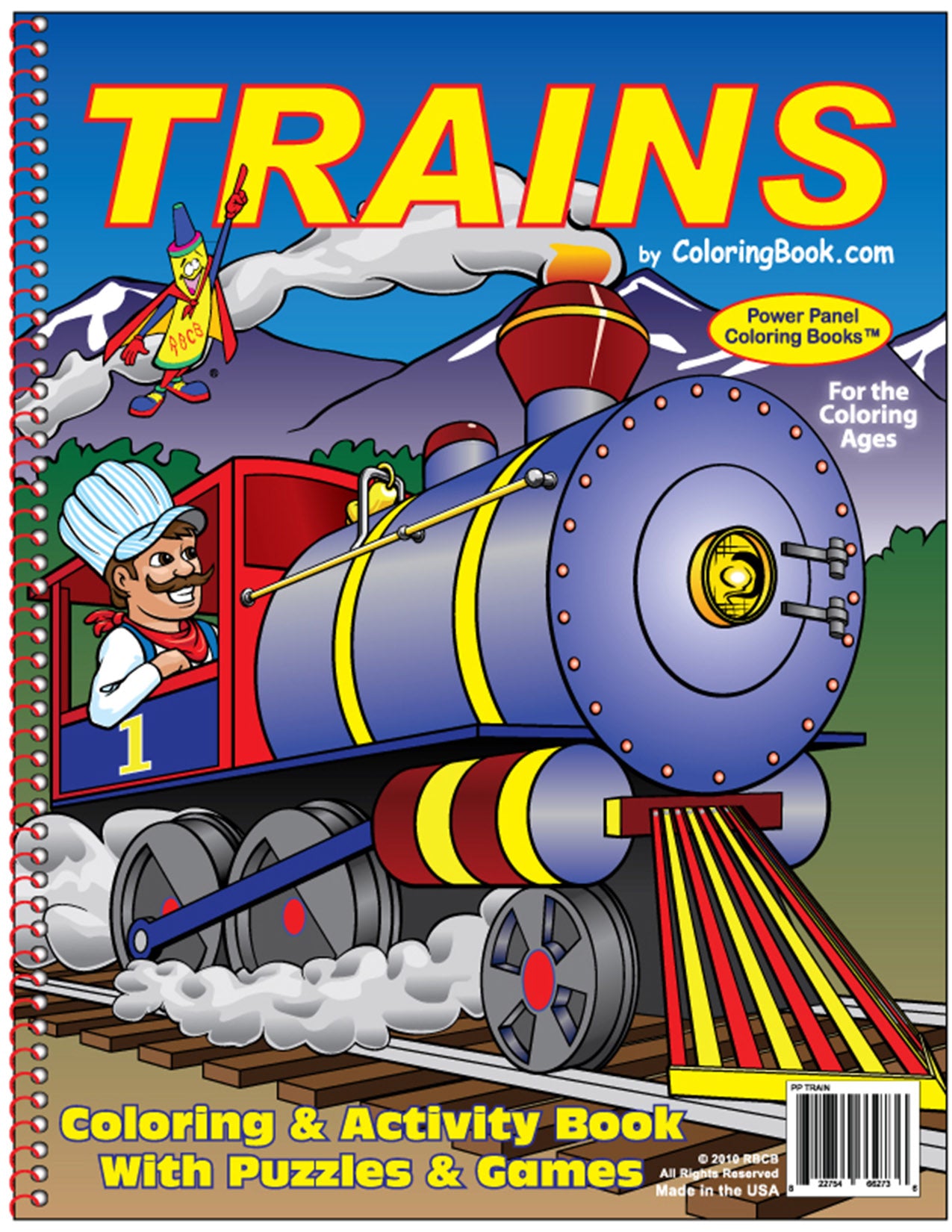 Trains Power Panel Coloring Book Case Pack (12)