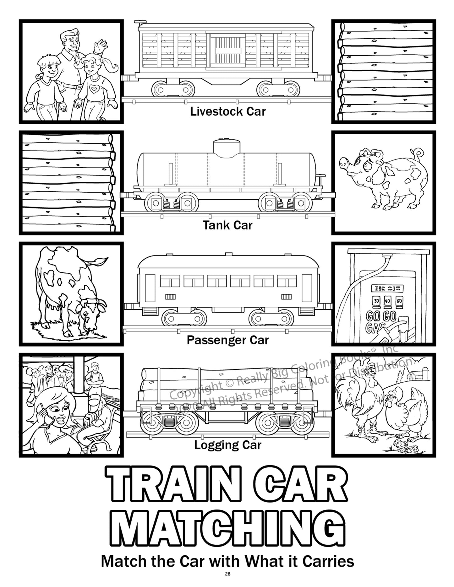 Trains Coloring Book Case Pack (12)