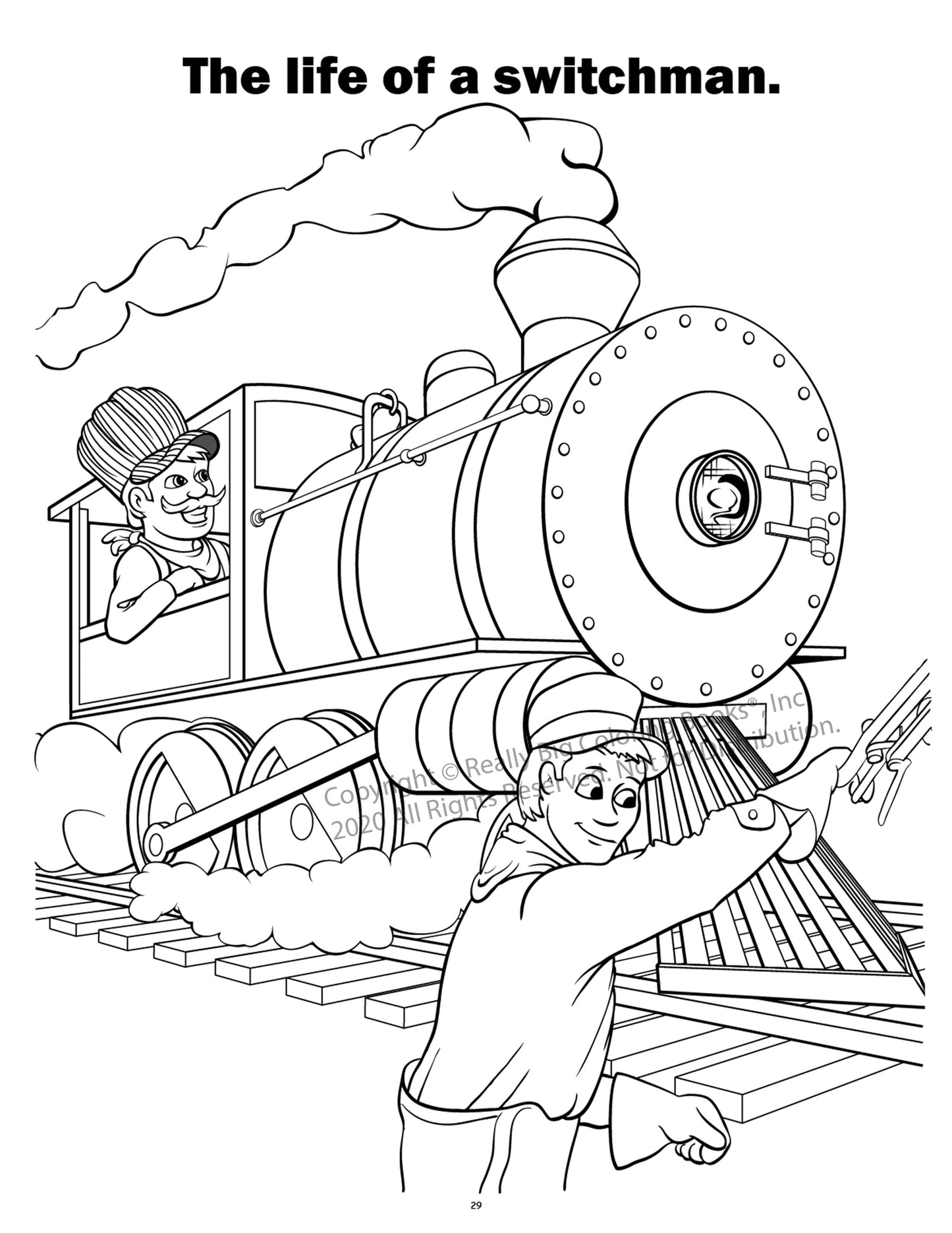 Trains Coloring Book Case Pack (12)