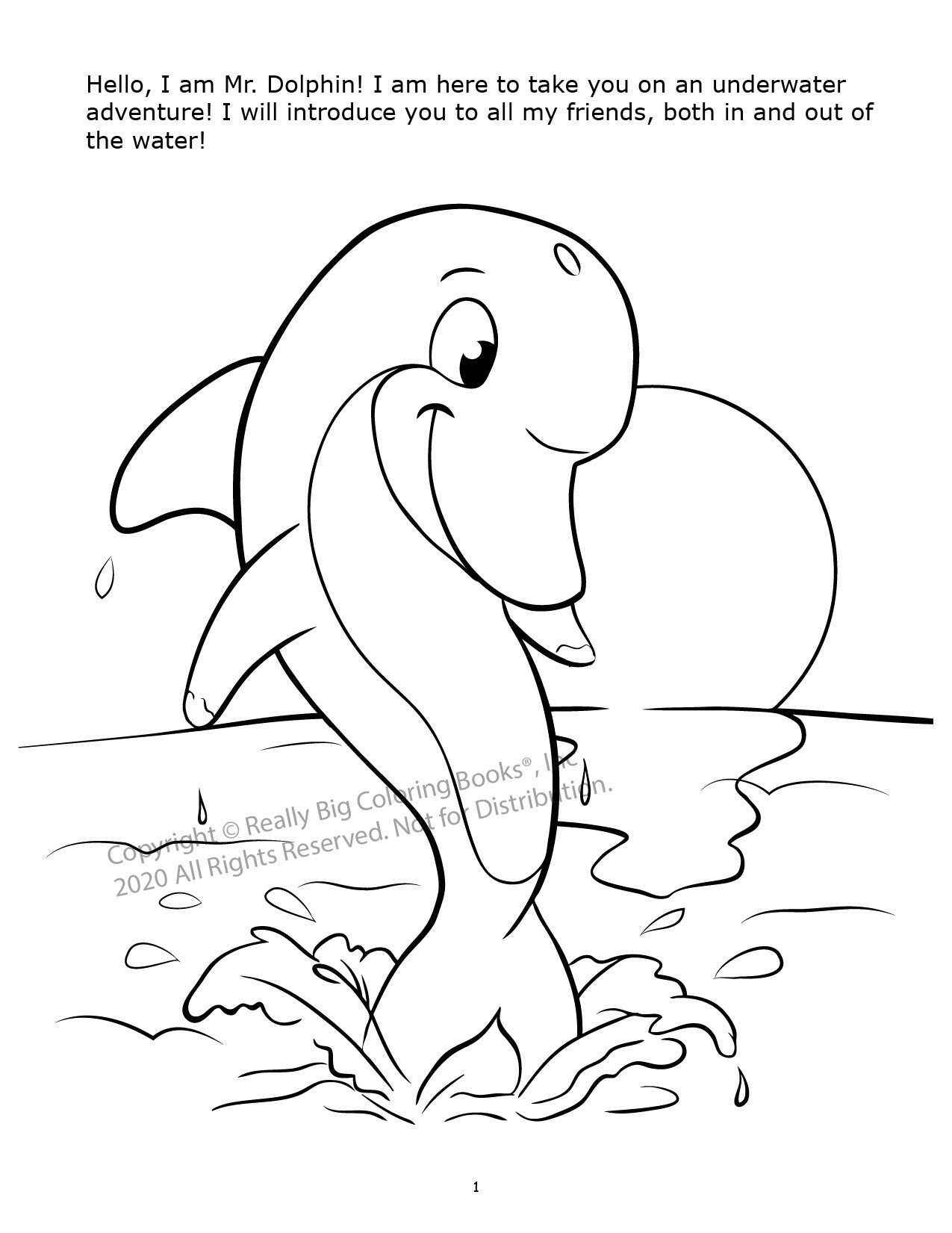 Underwater Adventure Power Panel Coloring Book Case Pack (12)