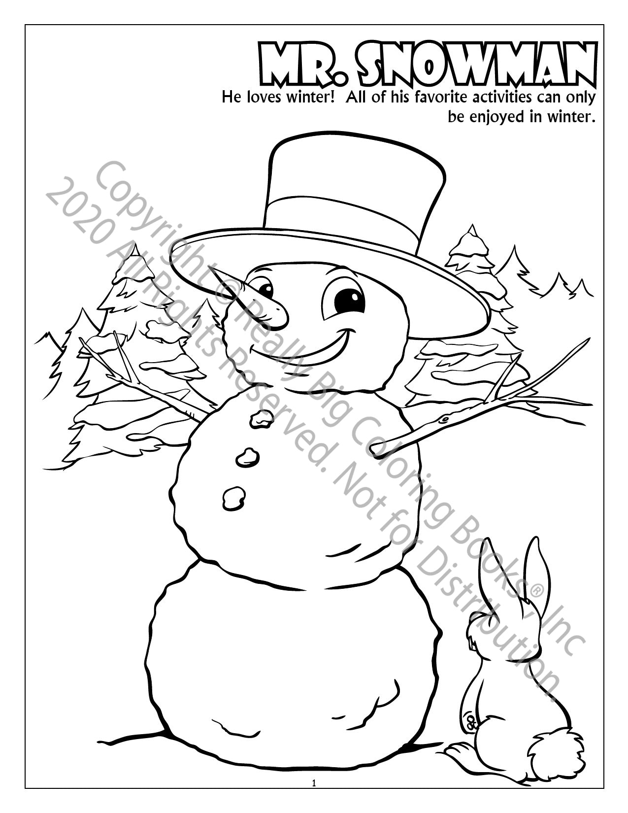 Our Winter Wonderland Power Panel Coloring Book Case Pack (12)