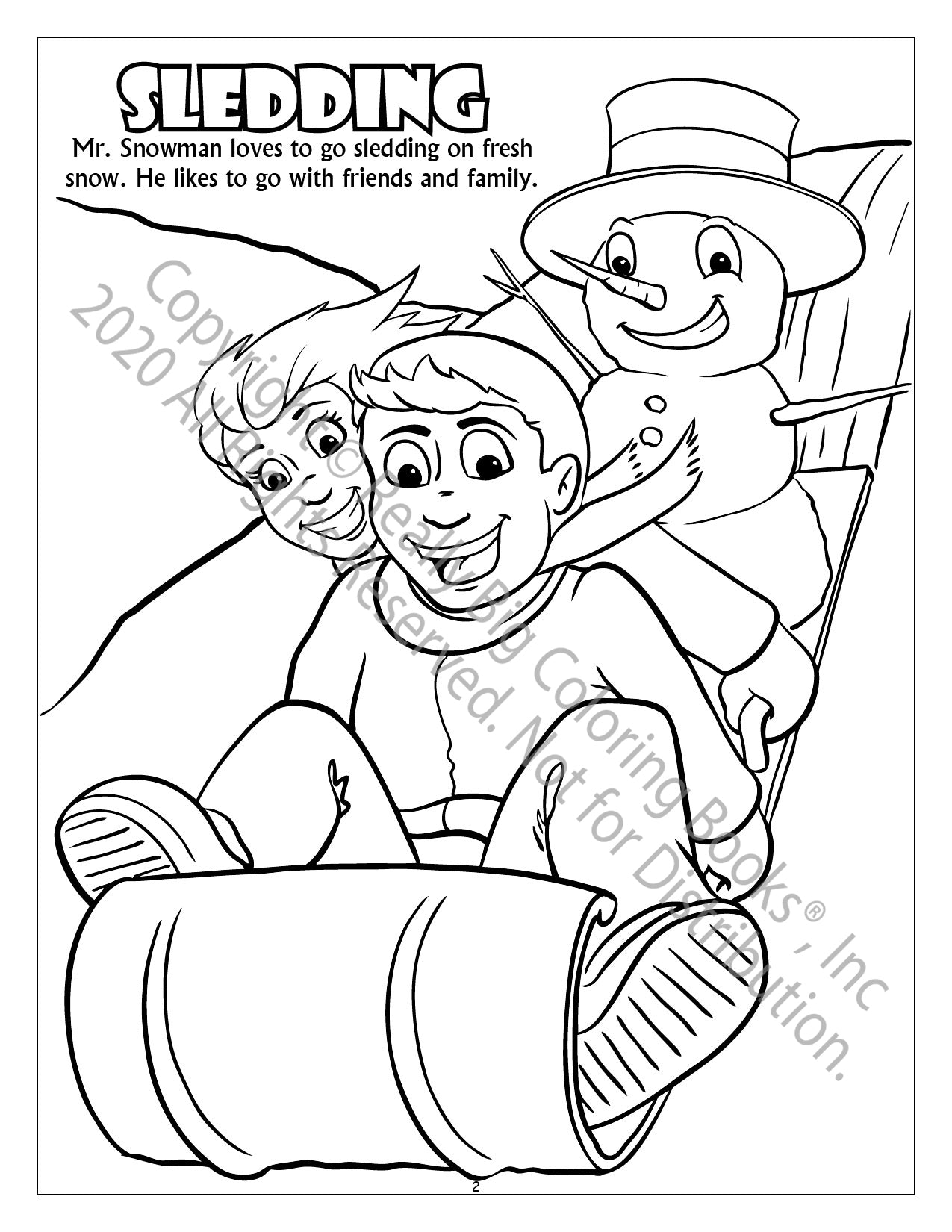 Our Winter Wonderland Power Panel Coloring Book Case Pack (12)