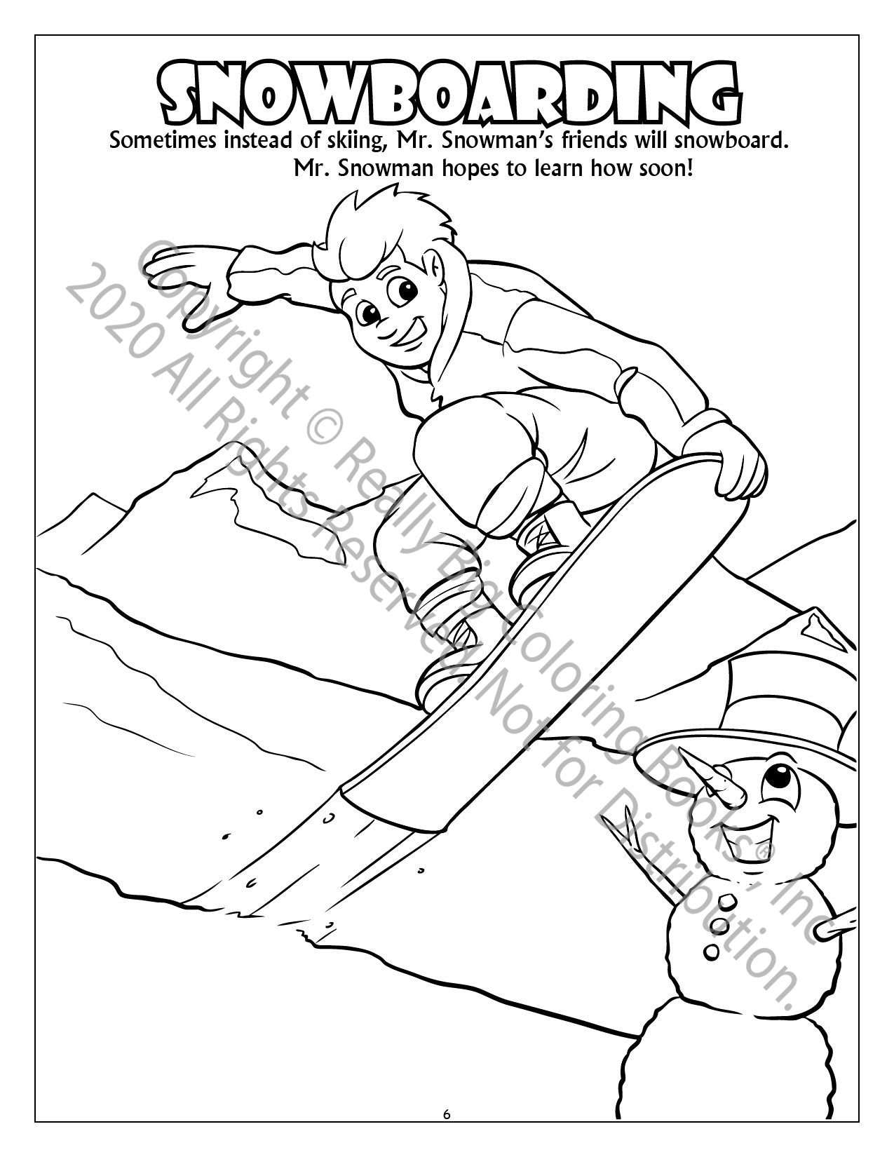 Our Winter Wonderland Power Panel Coloring Book Case Pack (12)