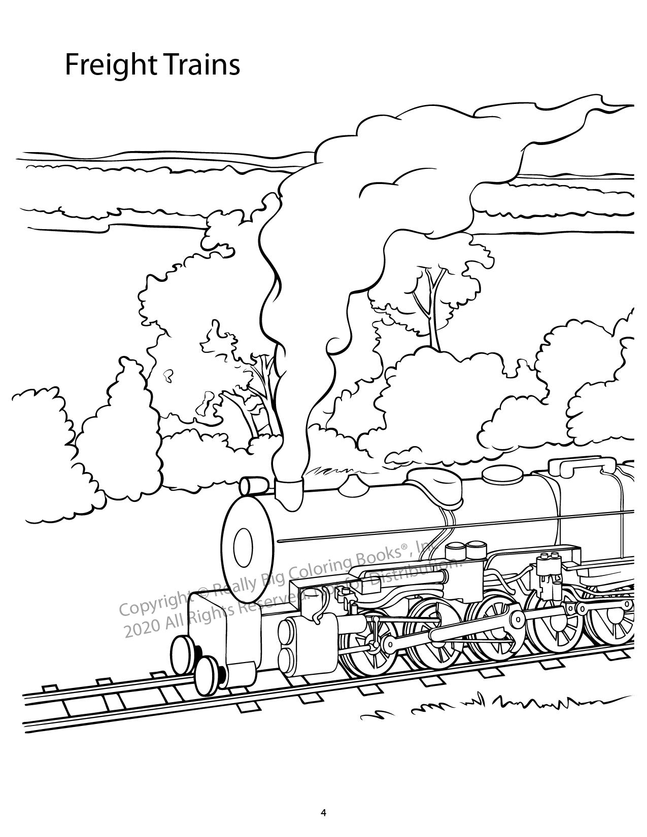 Trains Power Panel Coloring Book Case Pack (12)