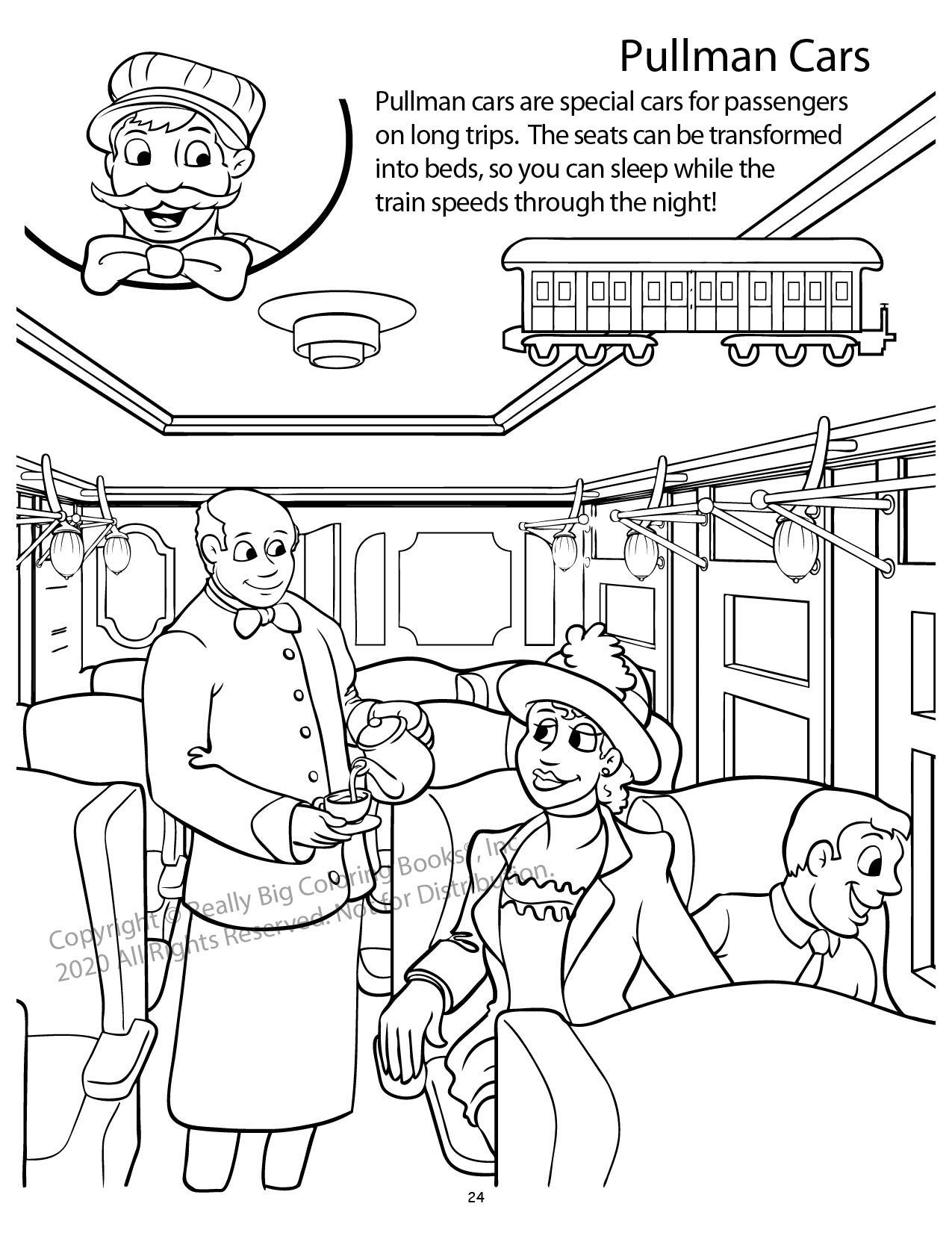 Trains Power Panel Coloring Book Case Pack (12)